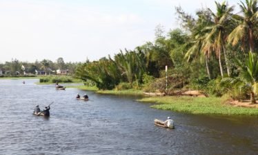 Croisière à la rivière de Thu Bon