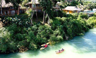 Daily tour to MaiChau – Kayaking on Da River lake – biking in bamboo forest